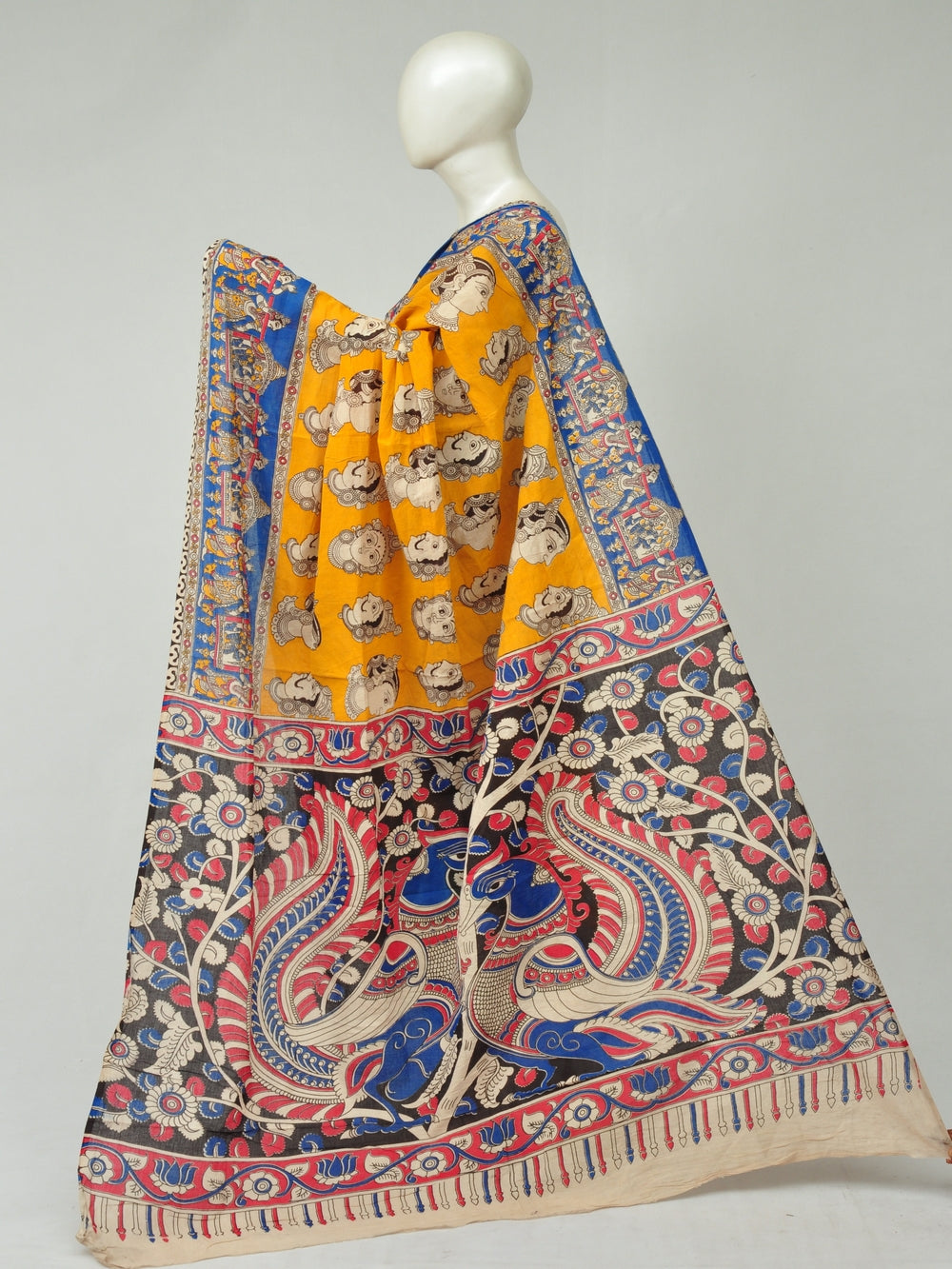 Kalamkari  Cotton Saree   [D80315294]
