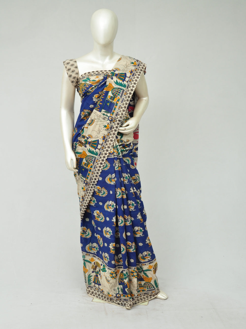 Kalamkari  Cotton Saree   [D80315101]