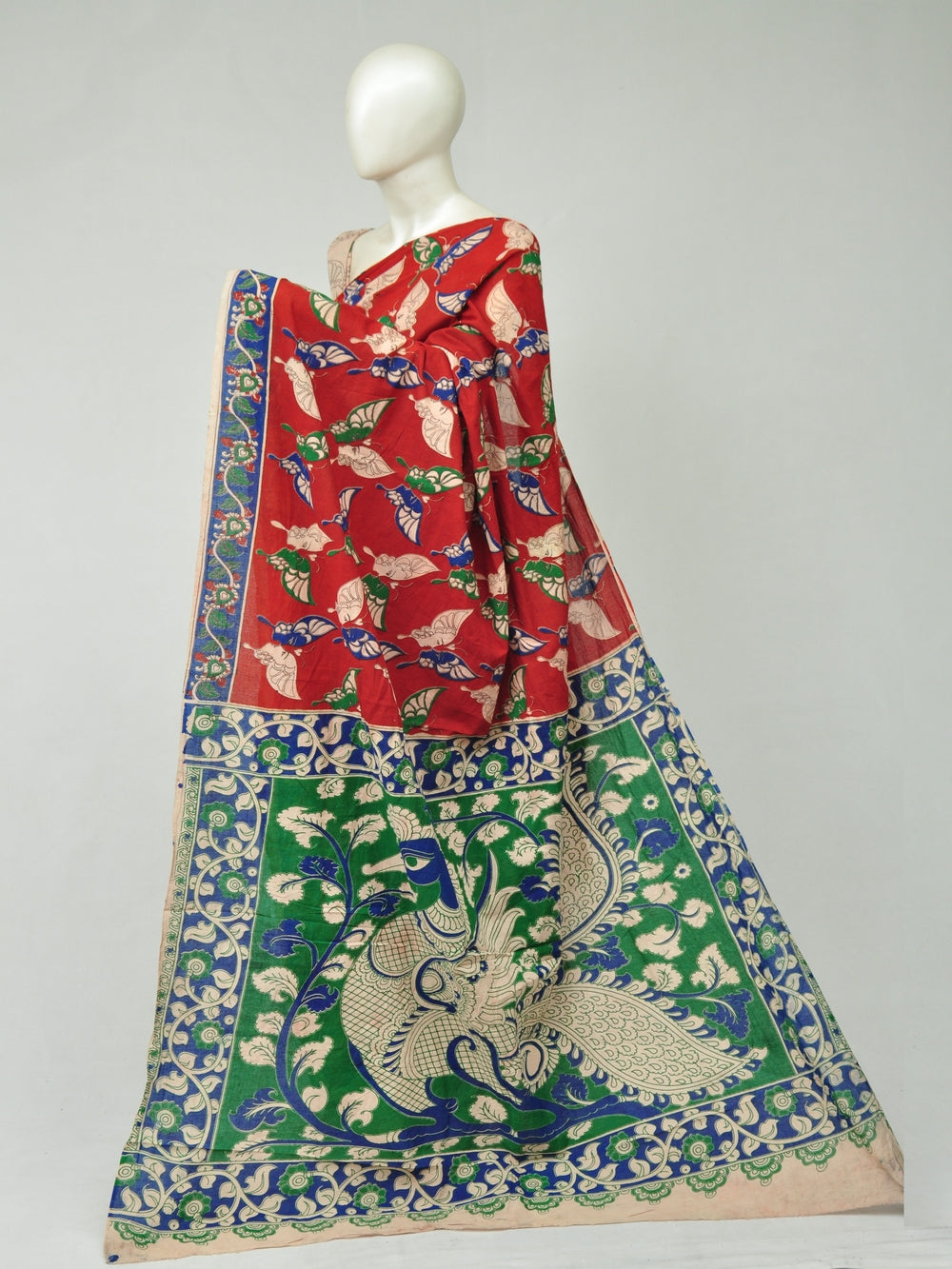 Kalamkari  Cotton Saree   [D80315115]