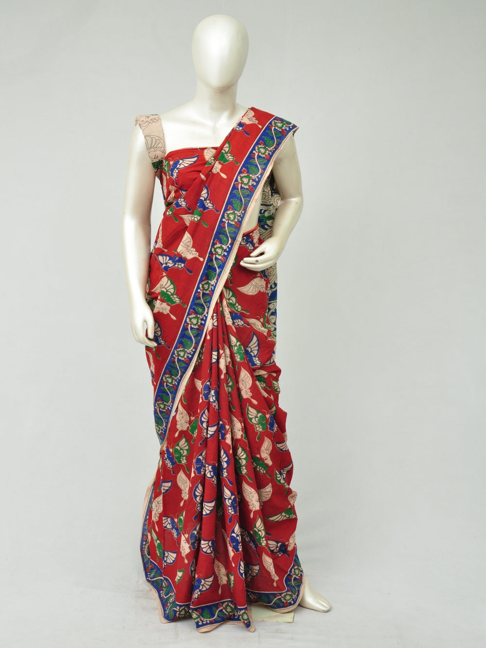 Kalamkari  Cotton Saree   [D80315115]