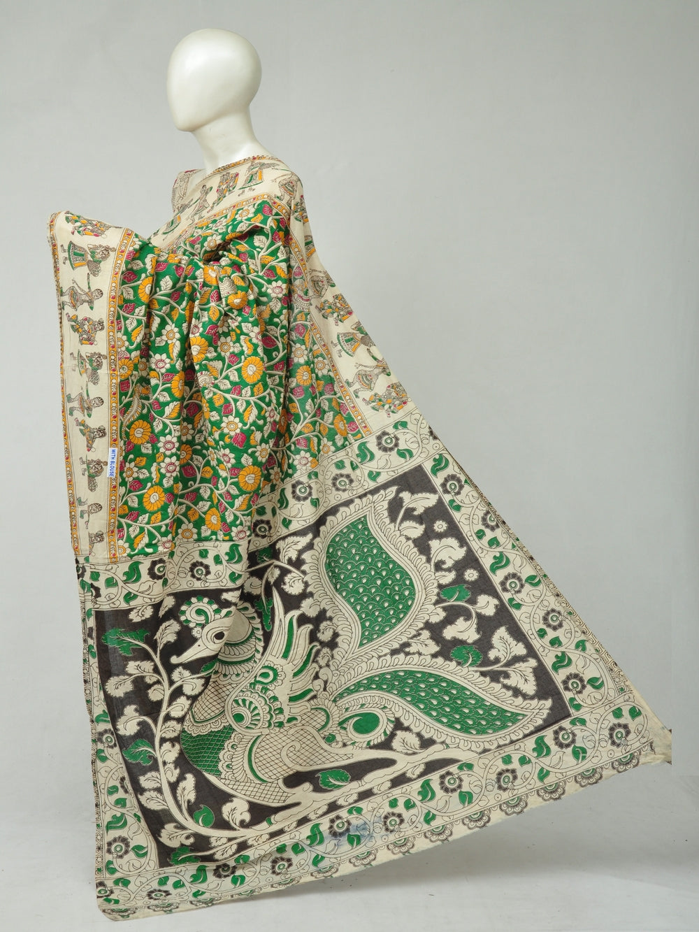 Kalamkari  Cotton Saree   [D80315122]