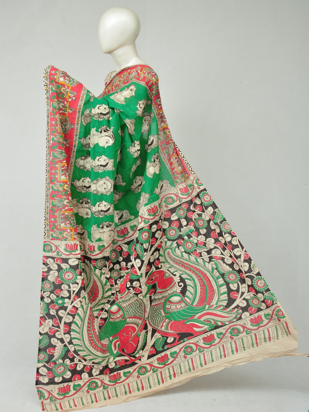 Kalamkari  Cotton Saree   [D80315123]