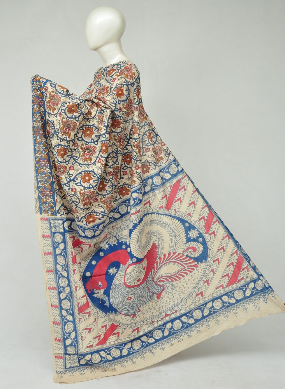 Kalamkari  Cotton Saree   [D80316129] - DressesForWomen.IN
