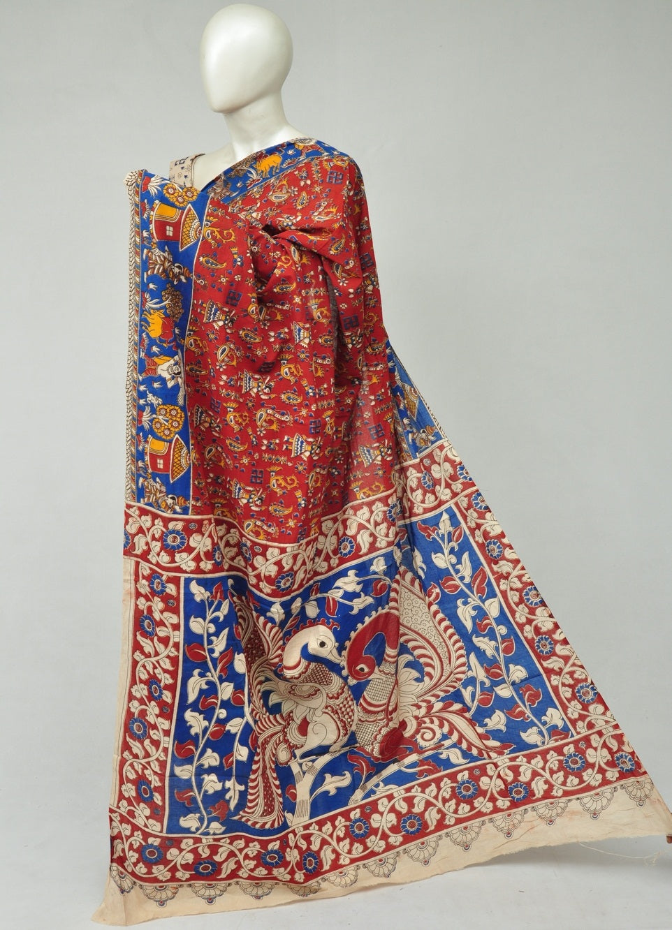 Kalamkari  Cotton Saree   [D80316133]