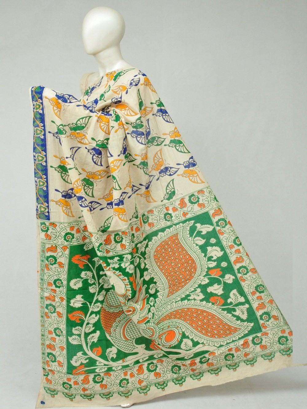 Kalamkari  Cotton Saree   [D80317137]