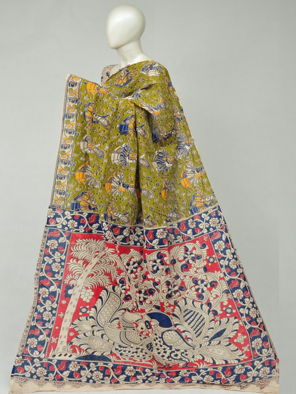 Kalamkari  Cotton Saree   [D80317150] - DressesForWomen.IN