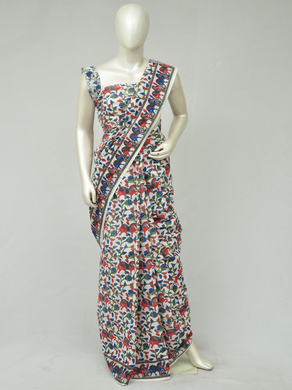 Kalamkari  Cotton Saree  [D80318170] - DressesForWomen.IN