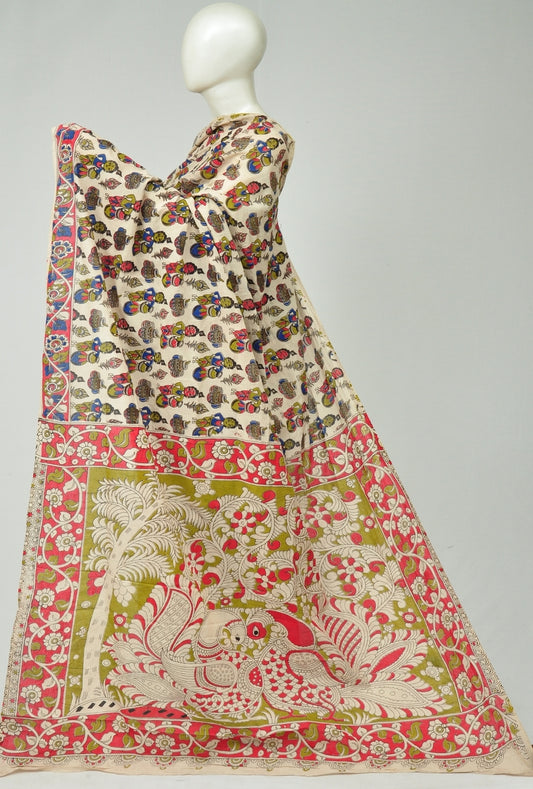 Kalamkari  Cotton Saree[D80425158]