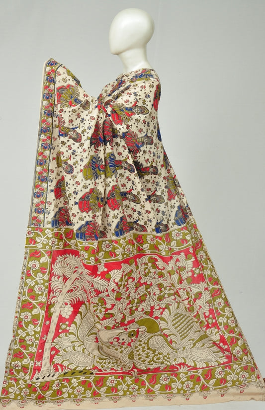 Kalamkari  Cotton Saree[D80425159]