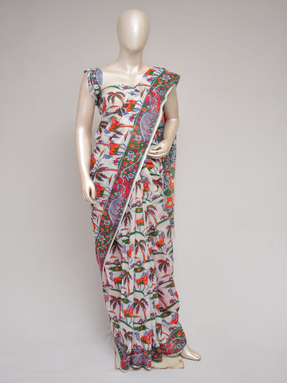 Kalamkari  Cotton Saree  [D80831004]