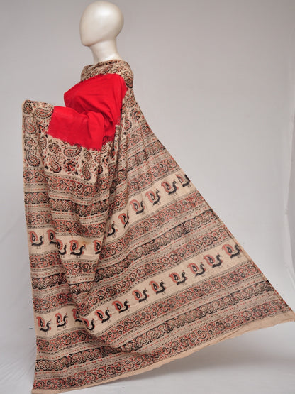 Kalamkari  Cotton Saree   [D80903036]