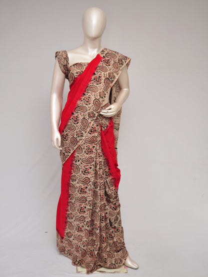 Kalamkari  Cotton Saree   [D80903036]