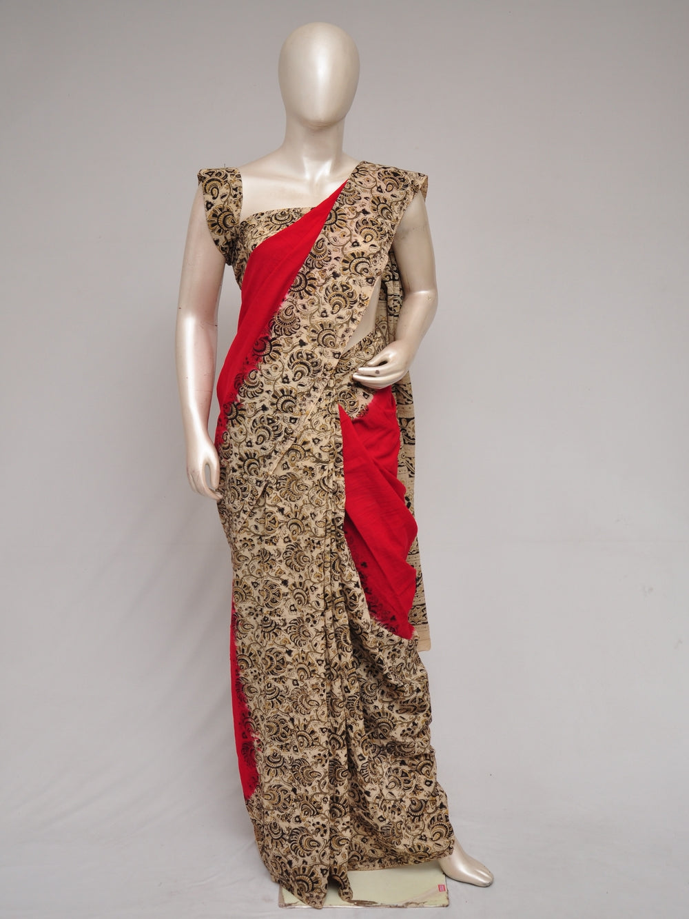 Kalamkari  Cotton Saree   [D80903045]