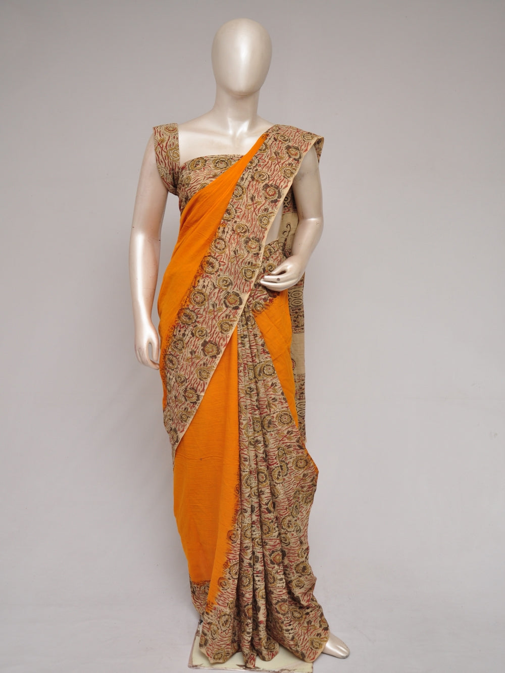 Kalamkari  Cotton Saree   [D80903052]