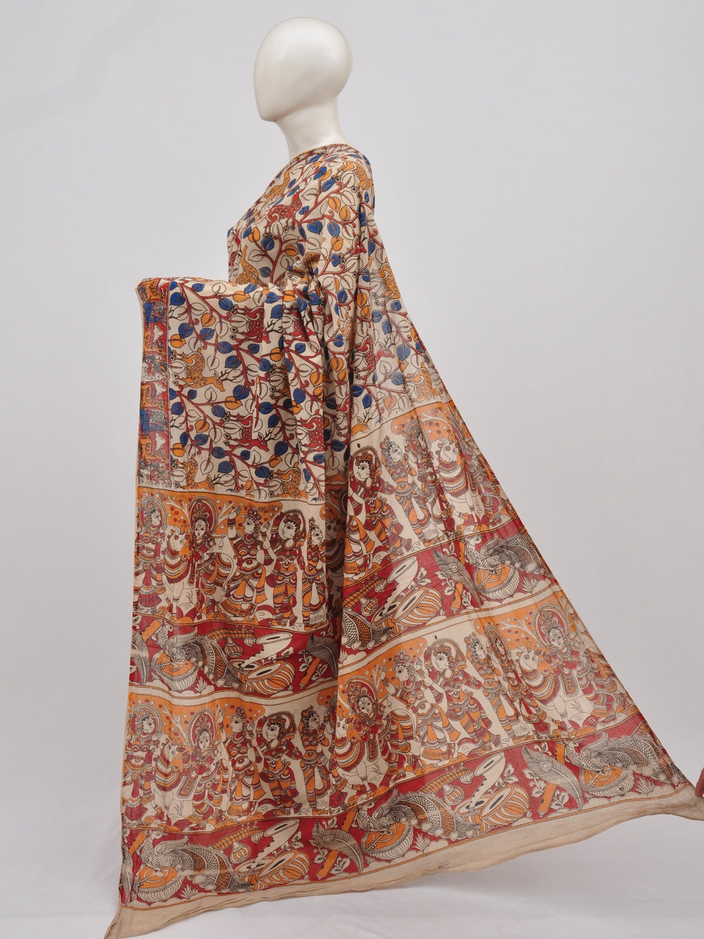 Kalamkari  Cotton Saree [D90227033]