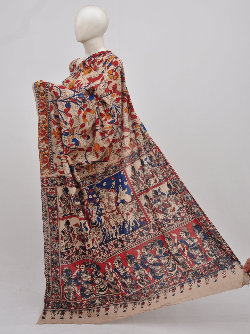 Kalamkari  Cotton Saree [D90301002]