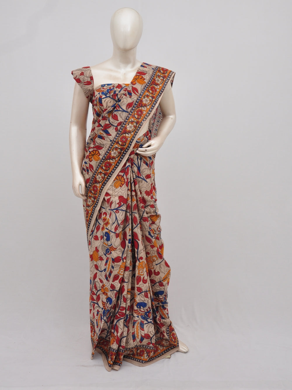 Kalamkari  Cotton Saree [D90301002]