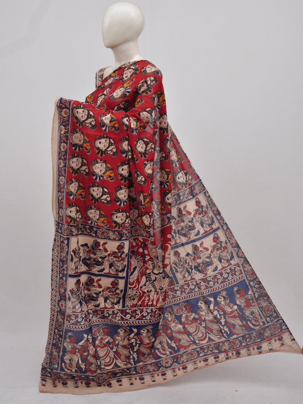 Kalamkari  Cotton Saree  [D90306004]