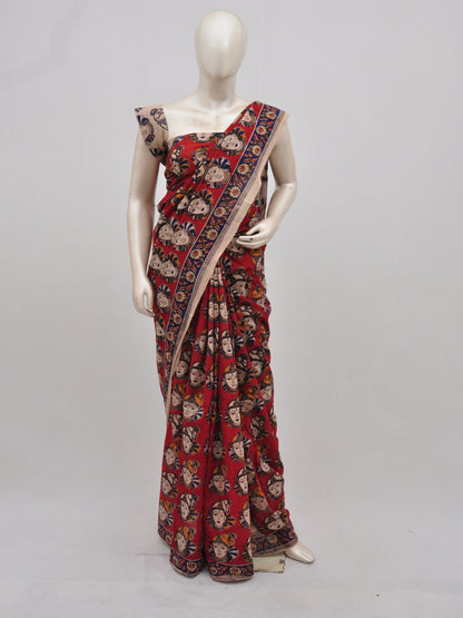 Kalamkari  Cotton Saree  [D90306004]