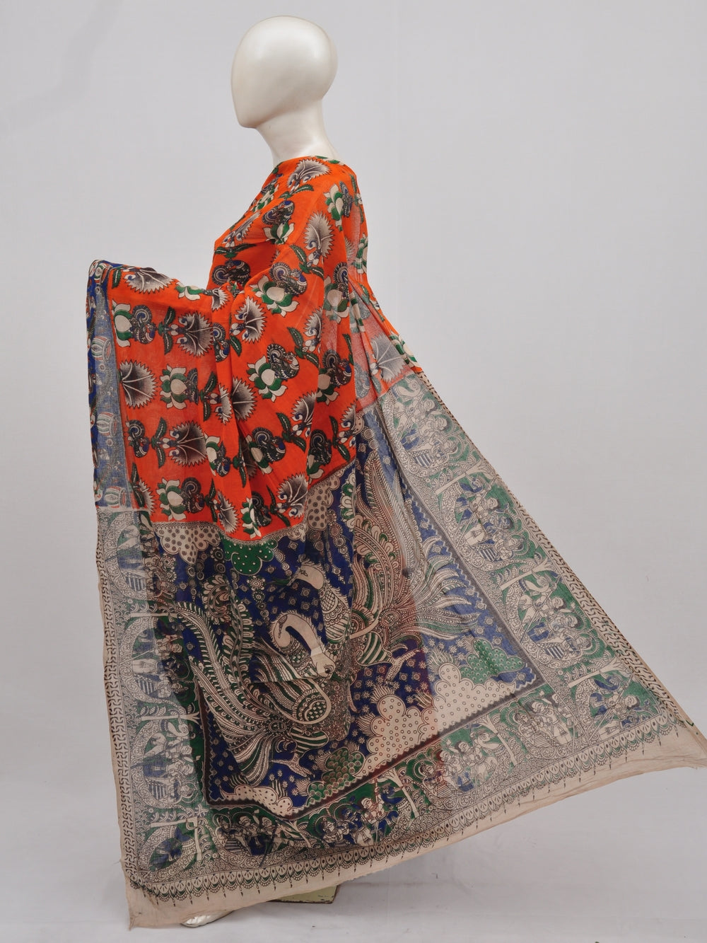 Kalamkari  Cotton Saree  [D90306008]