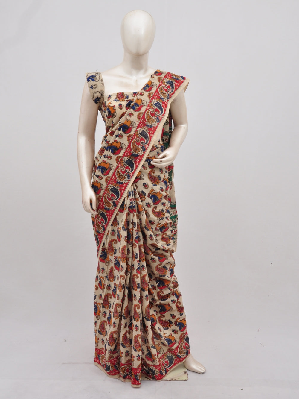 Kalamkari  Cotton Saree  [D90306011]