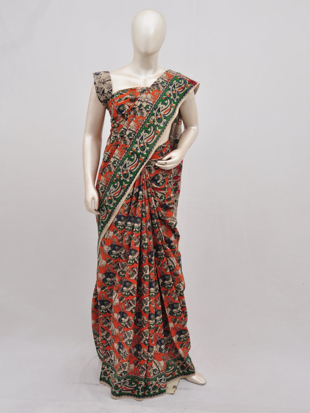 Kalamkari  Cotton Saree  [D90306015]