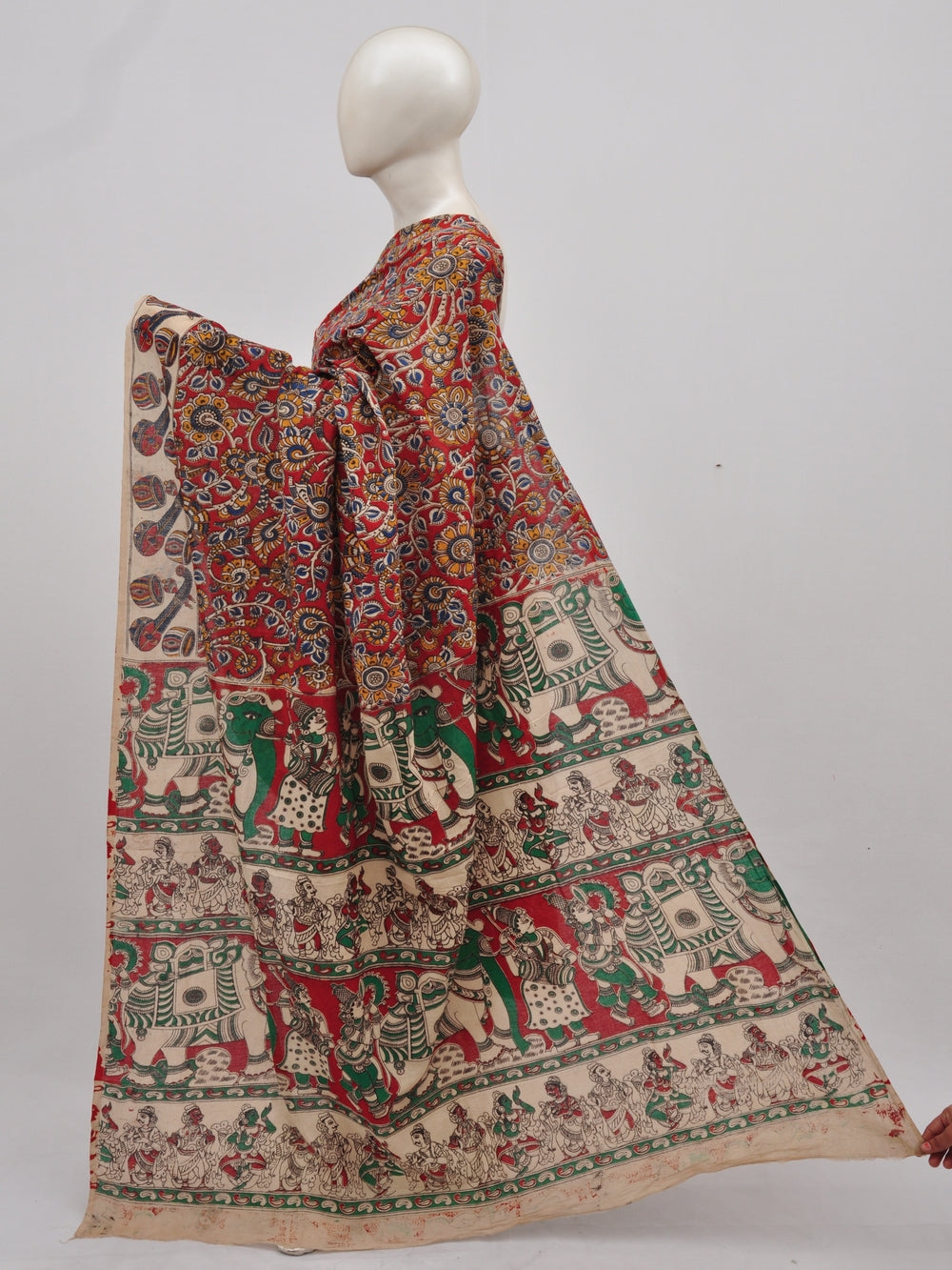Kalamkari  Cotton Saree  [D90306016]