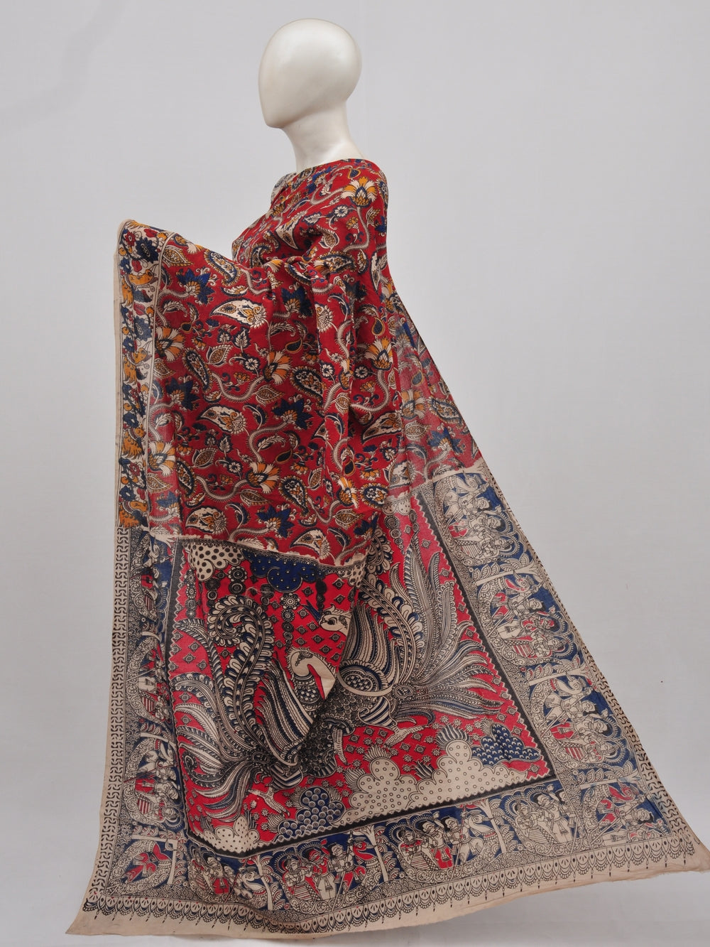 Kalamkari  Cotton Saree  [D90306017]
