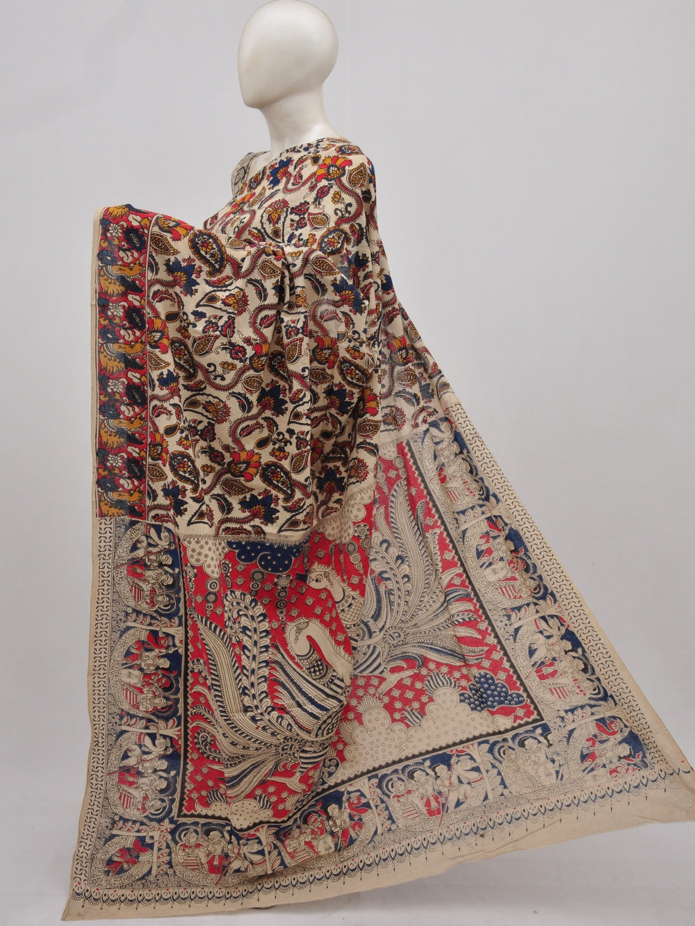 Kalamkari  Cotton Saree  [D90306018]