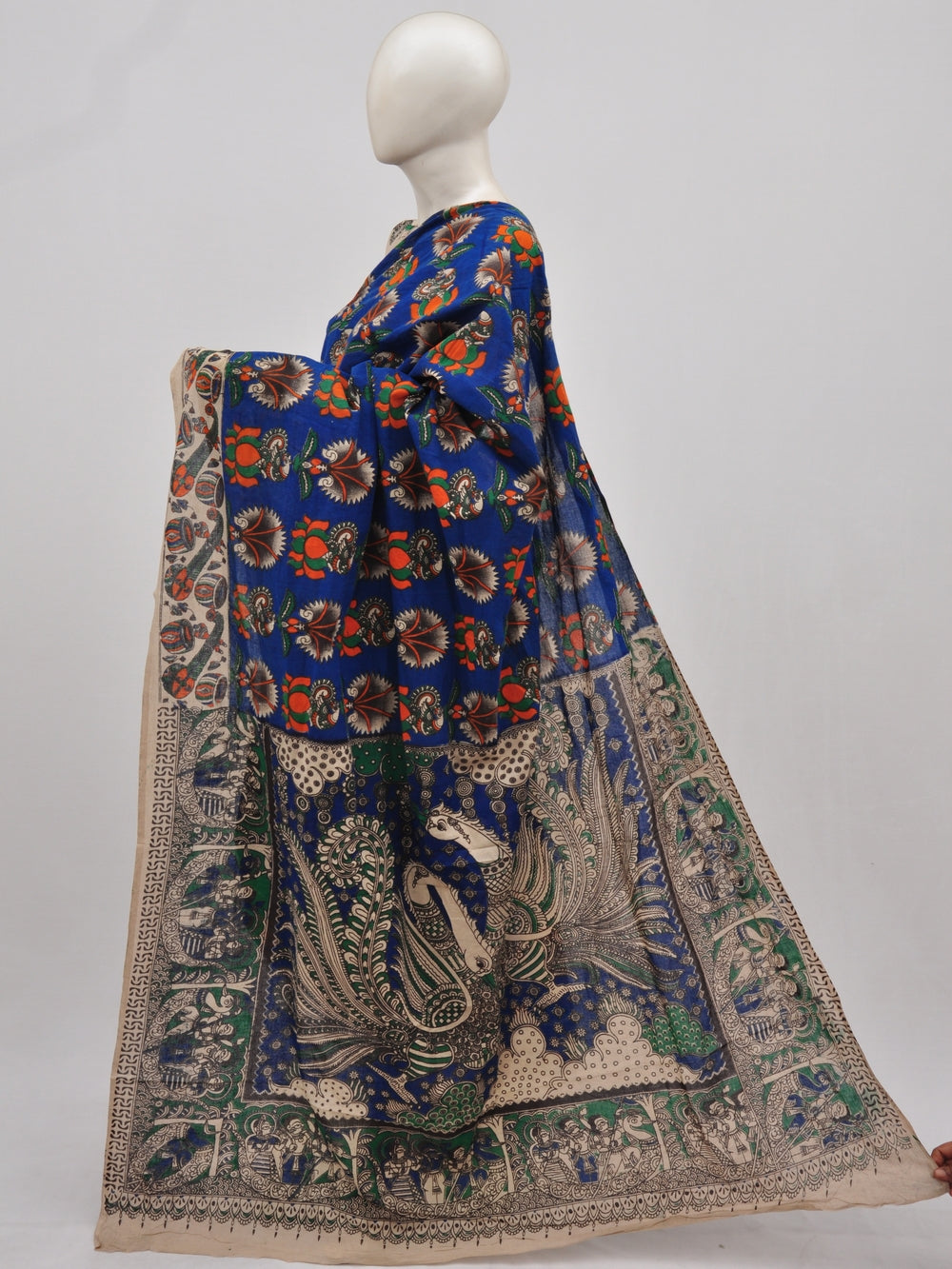 Kalamkari  Cotton Saree [D90307005]