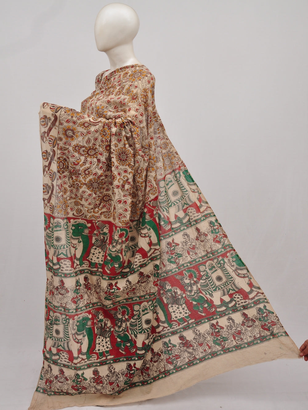 Kalamkari  Cotton Saree  [D90311015]