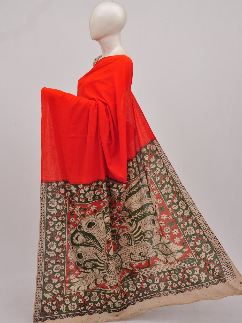 Kalamkari  Cotton Saree [D90409007]