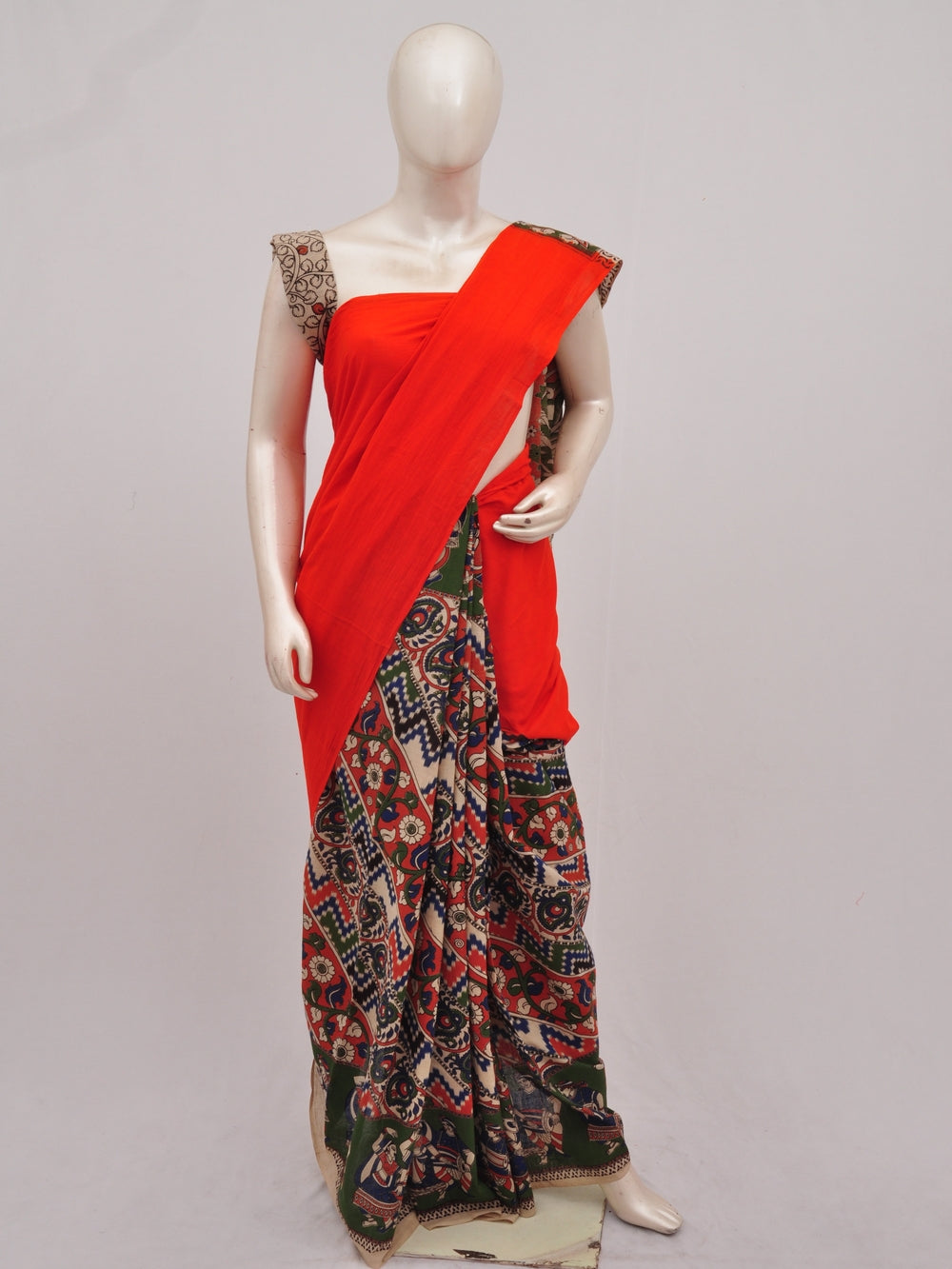 Kalamkari  Cotton Saree [D90409007]