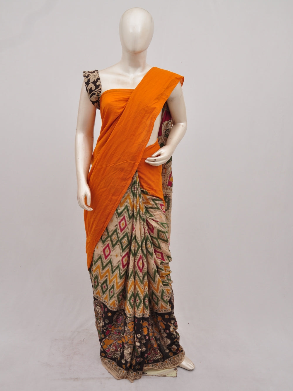 Kalamkari  Cotton Saree  [D90417002]