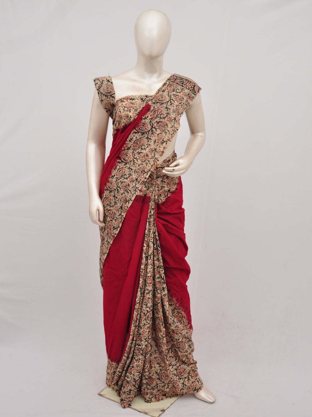 Kalamkari  Cotton Saree    [D90417012]