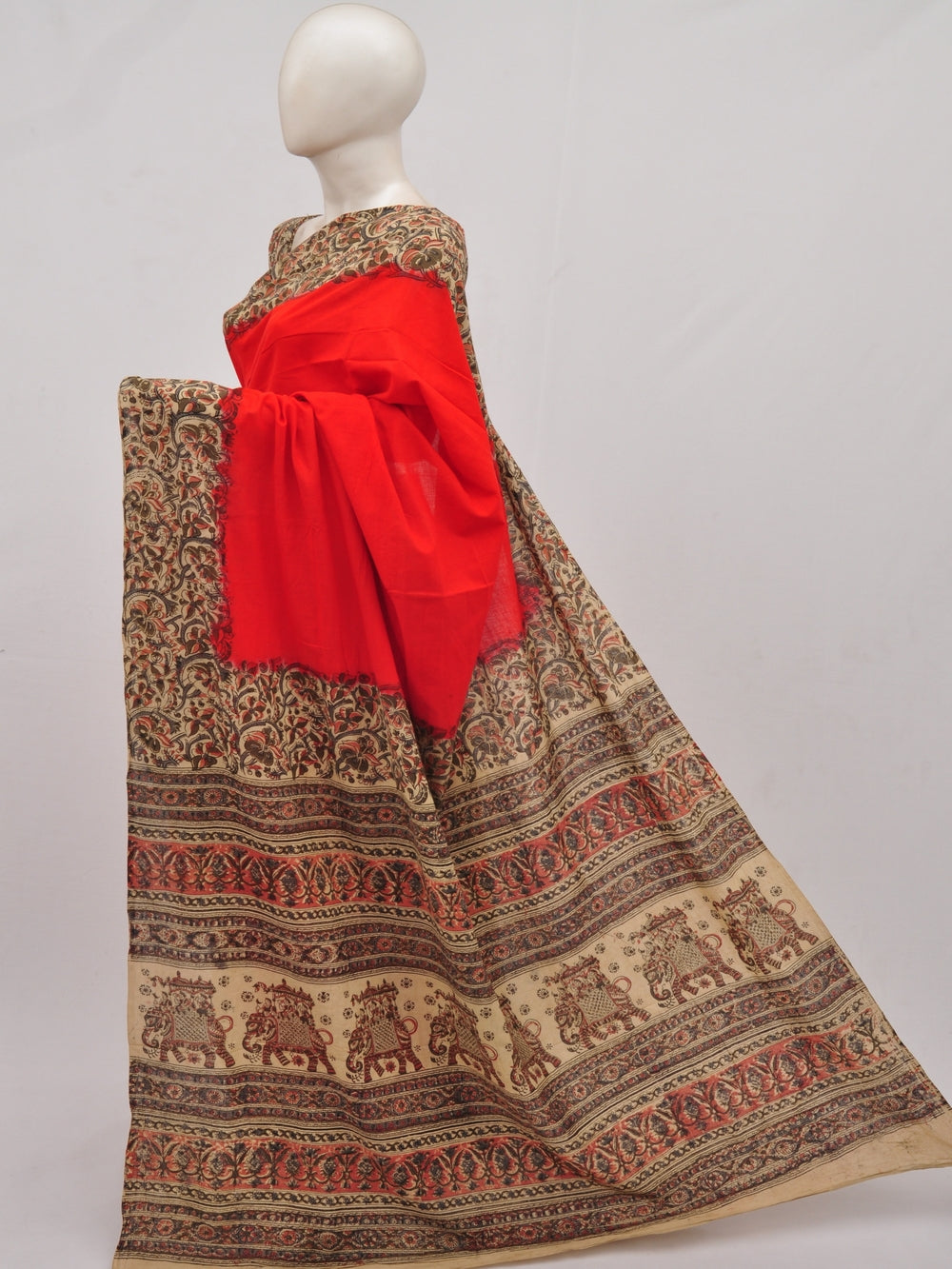 Kalamkari  Cotton Saree    [D90417022]