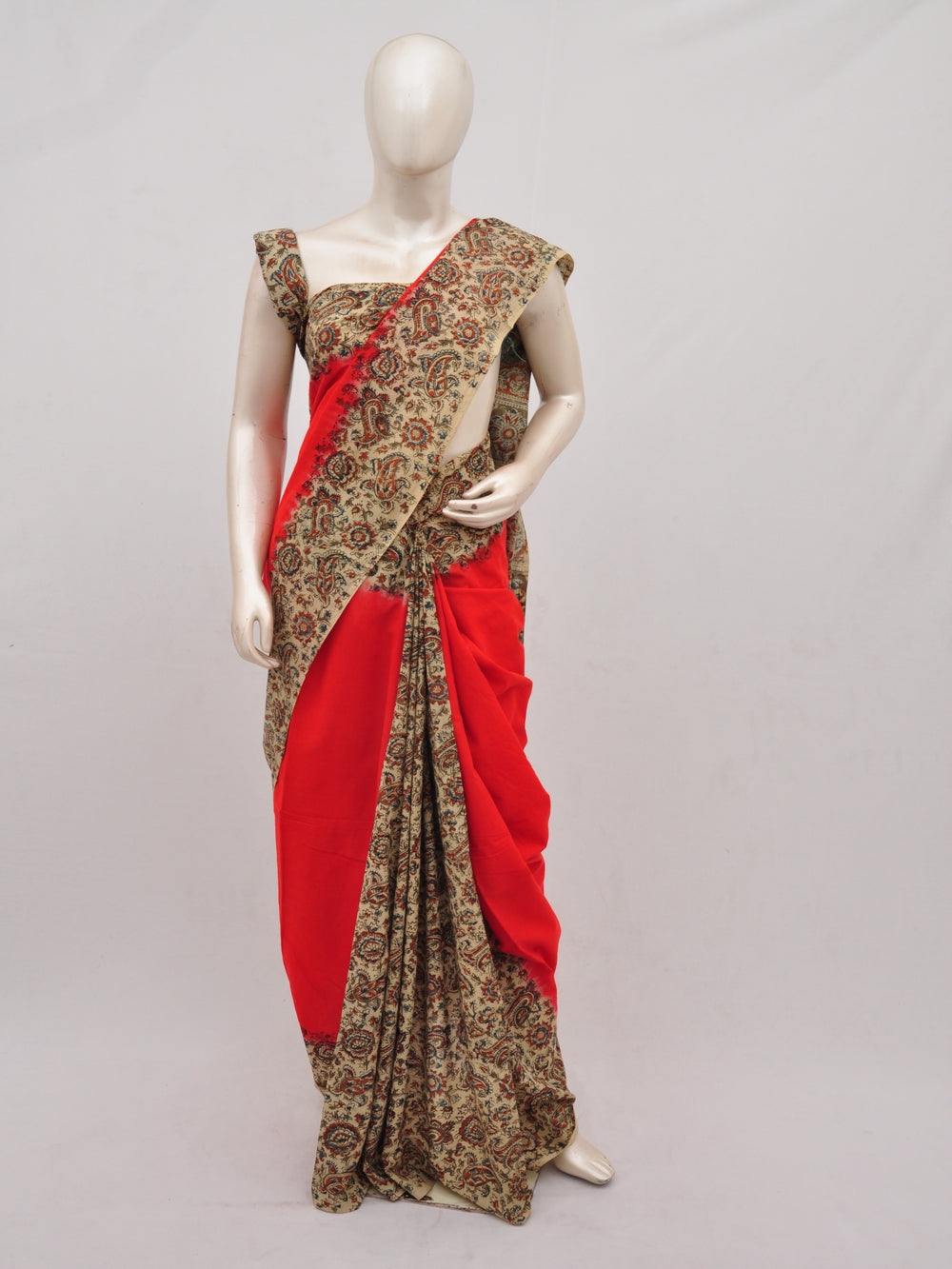 Kalamkari  Cotton Saree    [D90417023]