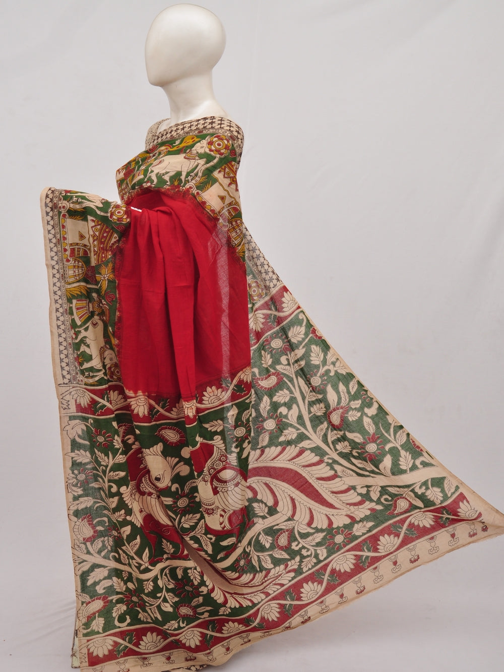Kalamkari  Cotton Saree    [D90417025]