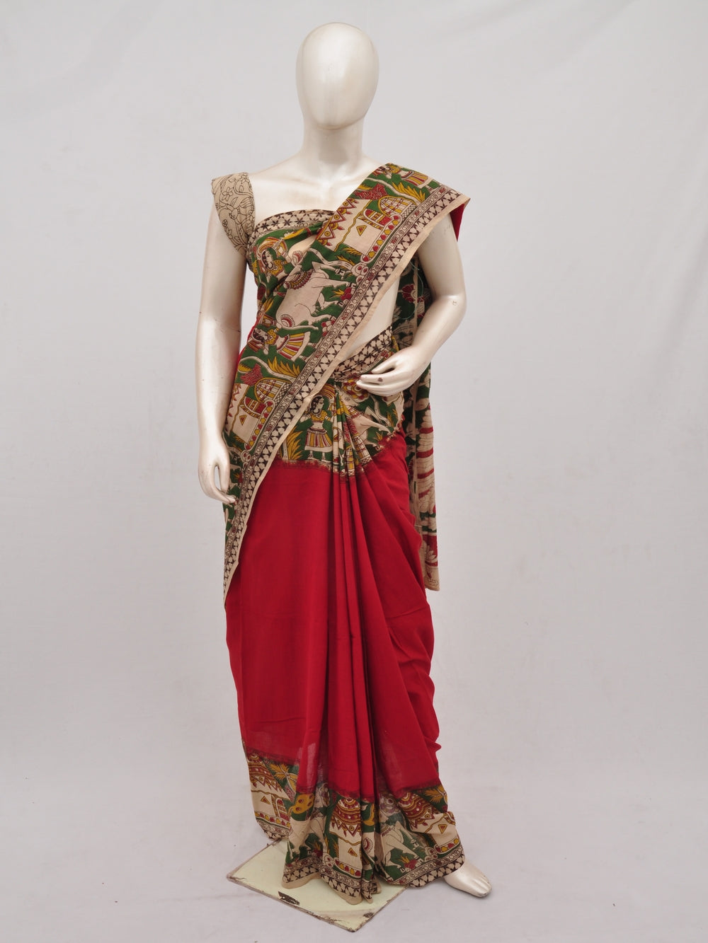 Kalamkari  Cotton Saree    [D90417025]