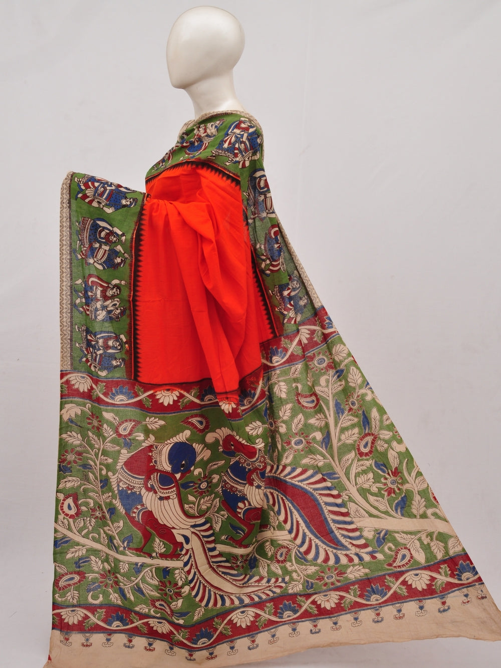 Kalamkari  Cotton Saree    [D90417026]