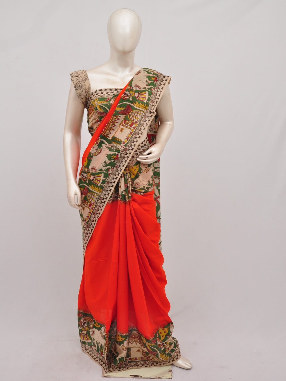 Kalamkari  Cotton Saree    [D90417031] - DressesForWomen.IN