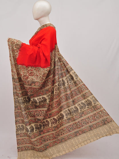 Kalamkari  Cotton Saree [D90422010]