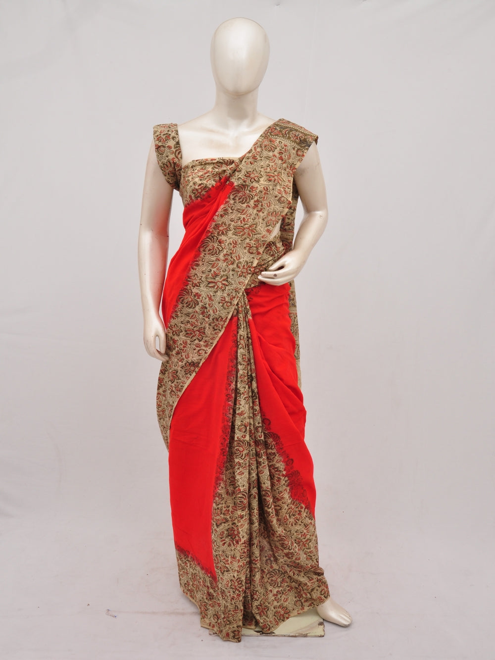 Kalamkari  Cotton Saree [D90422010]