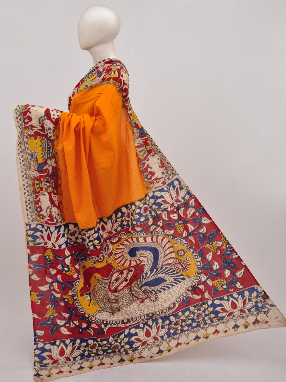 Kalamkari  Cotton Saree [D90424003]