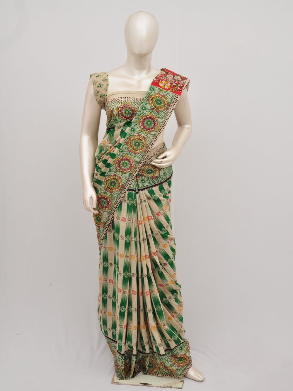 Kalamkari  Cotton Saree  [D90807002]