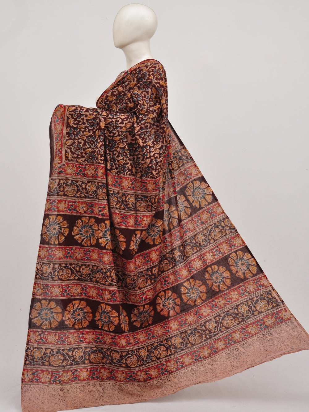 Kalamkari  Cotton Saree  [D90706031] - DressesForWomen.IN