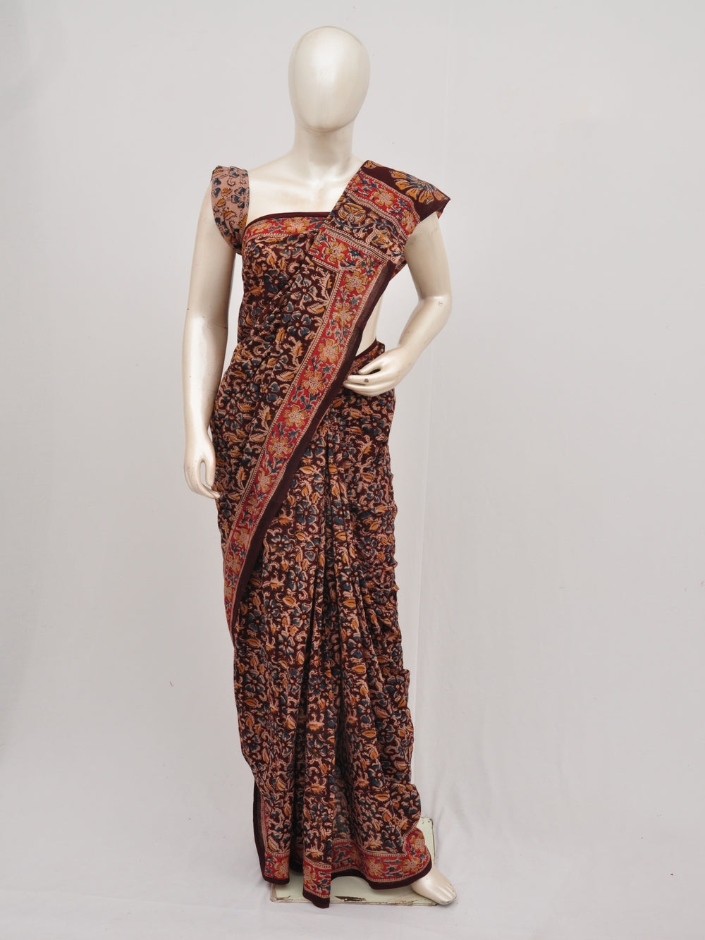 Kalamkari  Cotton Saree  [D90706031] - DressesForWomen.IN