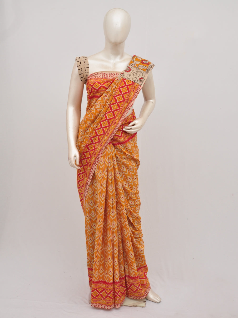 Kalamkari  Cotton Saree  [D90807001]