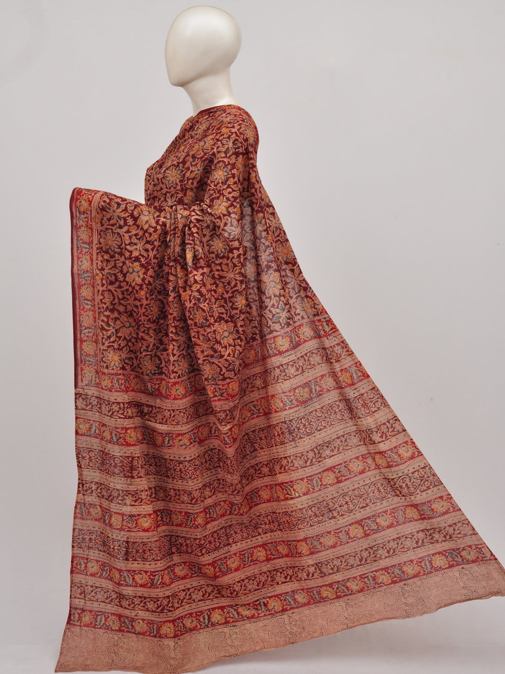 Kalamkari  Cotton Saree  [D90708011] - DressesForWomen.IN