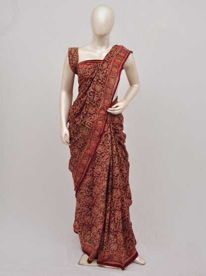 Kalamkari  Cotton Saree  [D90708011] - DressesForWomen.IN